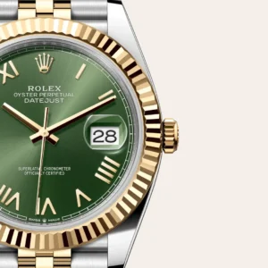 Rolex Datejust 36mm 126233 olive dial watch
