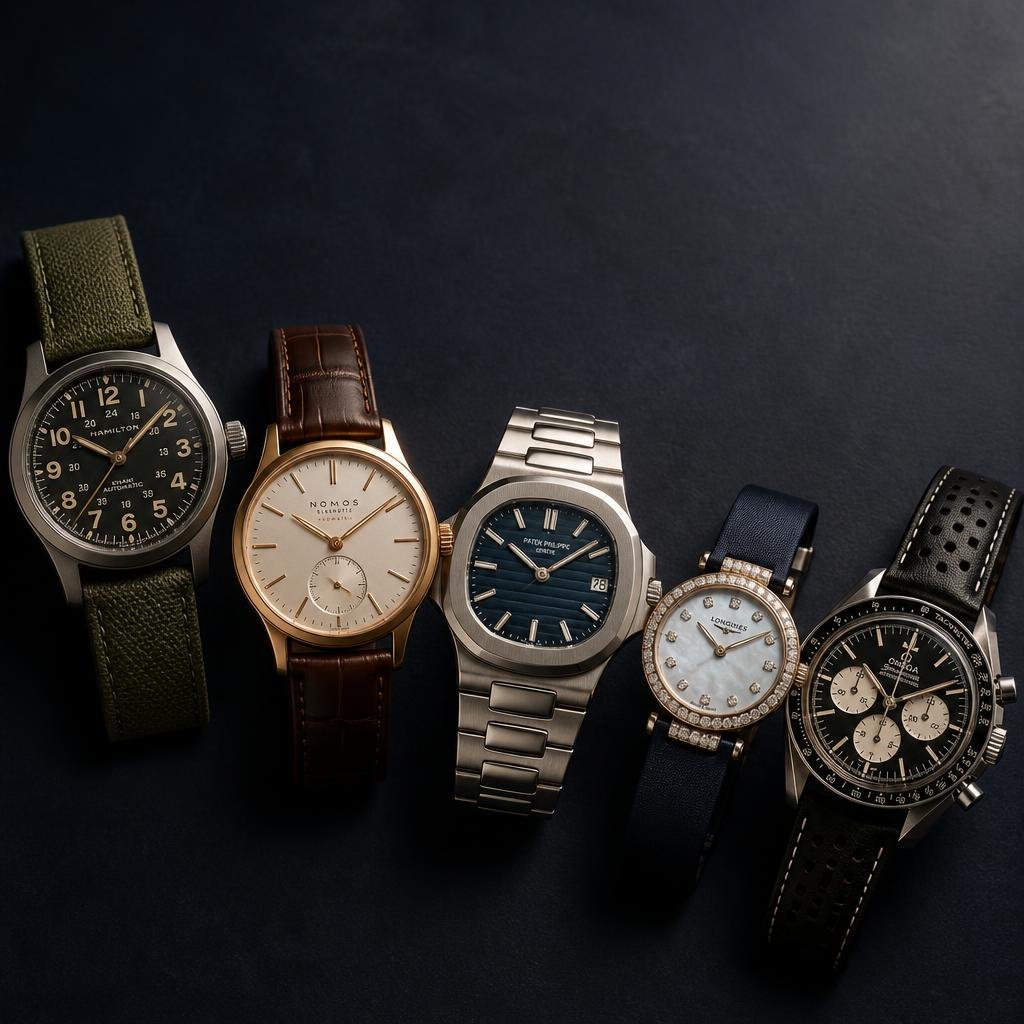 Curated collection of field, dress, and luxury watches from Classic Time Watches