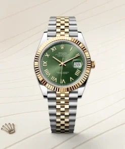 Rolex Datejust 36mm 126233 olive dial watch